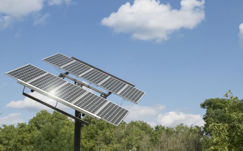 Photo of solar panels