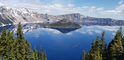 Taylor Young, undergraduate junior student Third place winner – “Crater Lake”