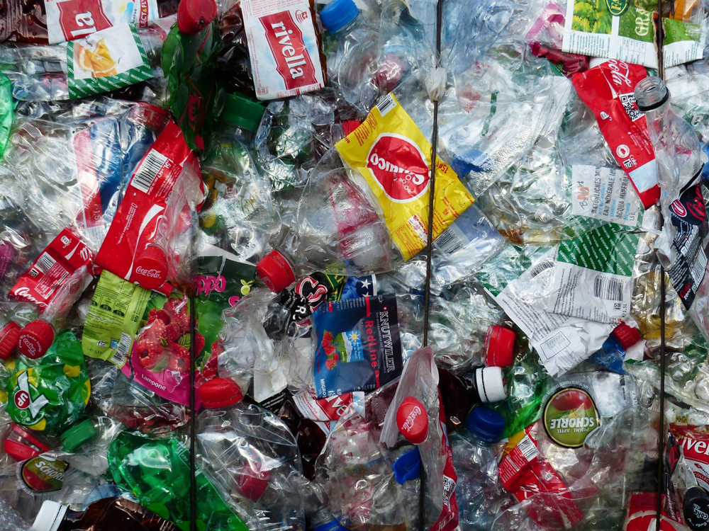 A stack of mixed plastic waste. Credit: Pixabay. All Rights Reserved.