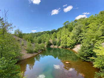 Pennsylvania stream impacted by acid mine drainage. Credit: Penn State. Creative Commons