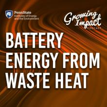 design image that says battery energy from waste heat