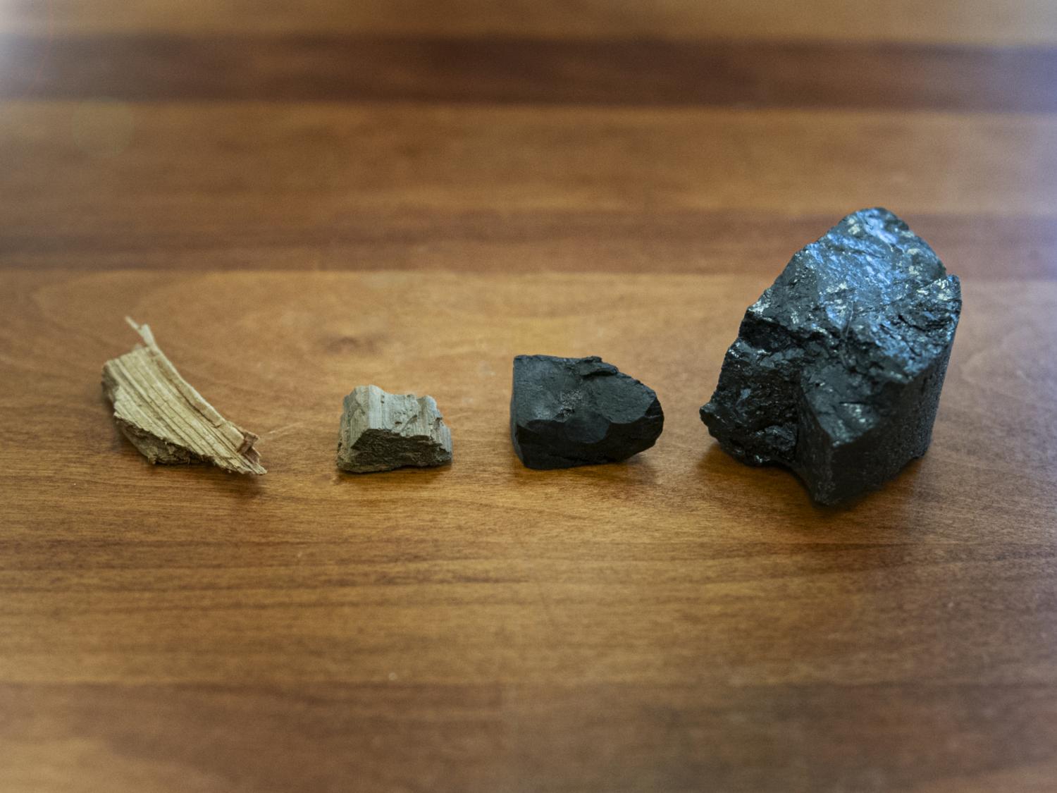 Wood, lignite, subbituminous and bituminous coal