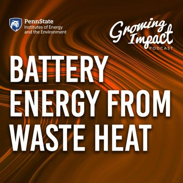 design image that says battery energy from waste heat